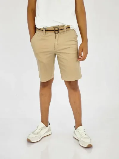 Short Cambridge Polo Club para muchachos color beige