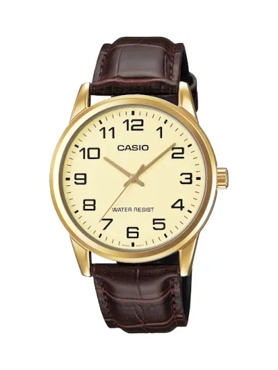 Reloj Casio para caballero MTP-V001GL-9BUDF COLOR CAFE