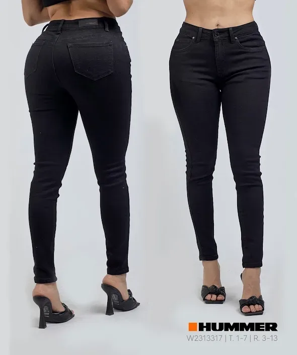 Jeans Hummer para dama color negro w2313317