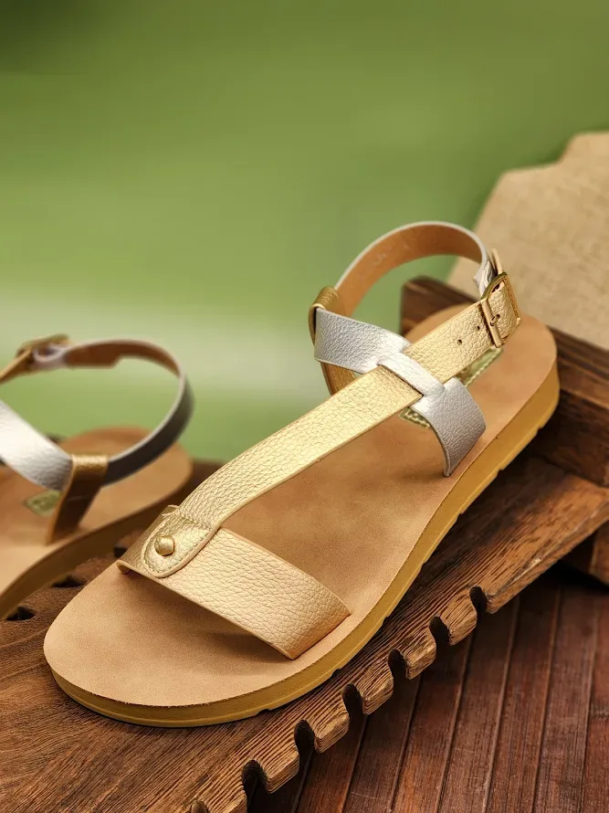 Sandalias menina para dama belinda-3 oro multi