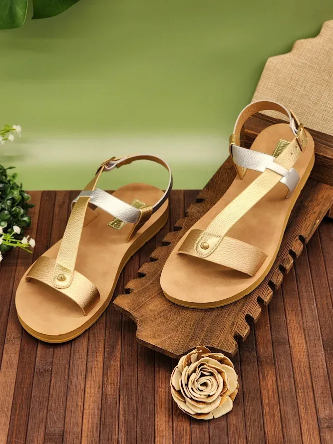 Sandalias menina para dama belinda-3 oro multi