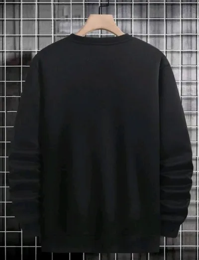 Camiseta manga larga para hombre color negro
