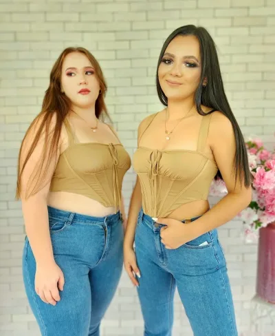 Crop Top para dama color beige oscuro 357