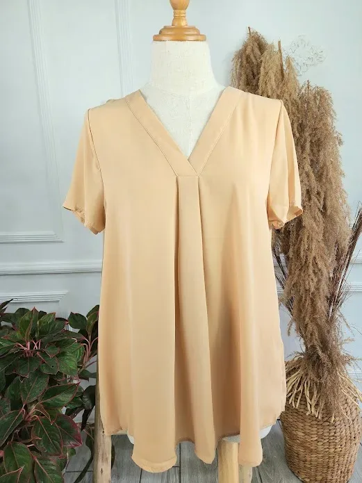 Blusas para dama color beige
