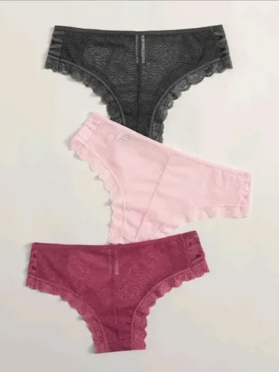 Set de bragas para dama multicolor