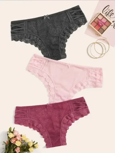 Set de bragas para dama multicolor