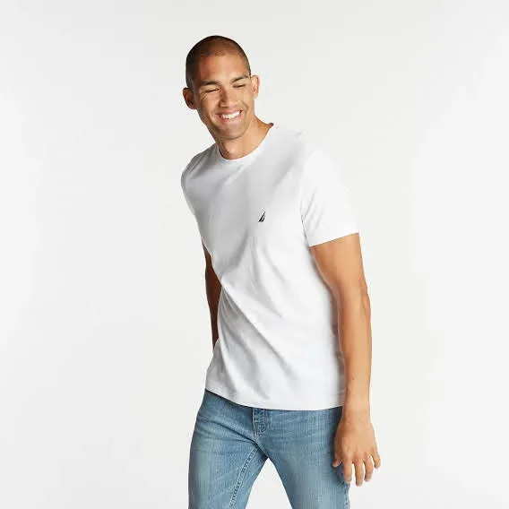 Camiseta Naútica para caballero color blanca