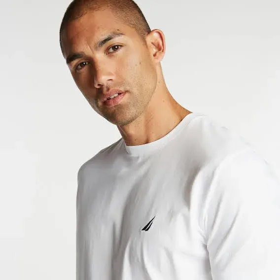 Camiseta Naútica para caballero color blanca