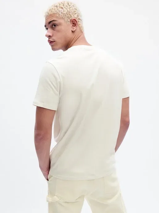 Camiseta Gap para caballero color blanco