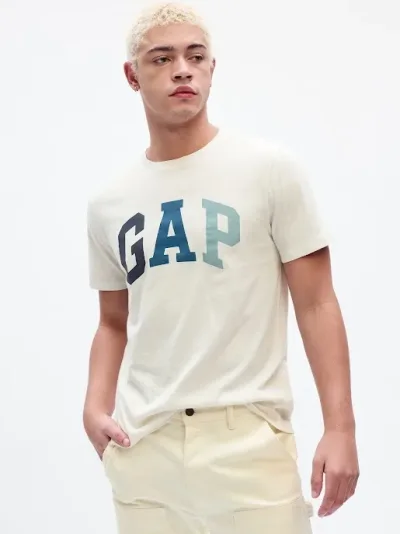 Camiseta Gap para caballero color blanco