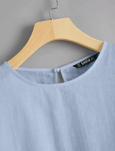 Blusa para dama color celeste