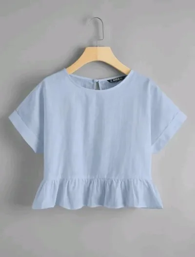 Blusa para dama color celeste