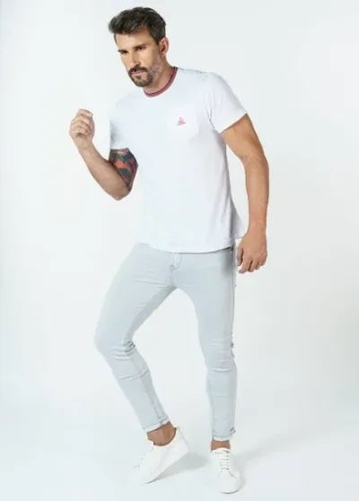 Jeans Hummer para caballero color gris  H221013100A