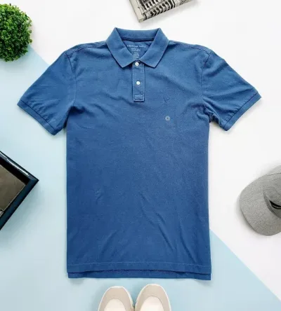 Camiseta American Eagle para caballero color azul