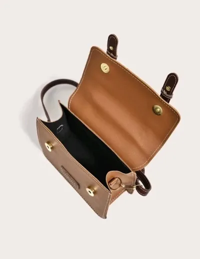 Bolso cartera para dama color marrón