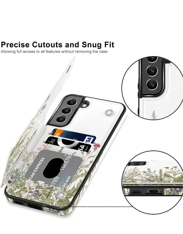 Funda para celular diseño floreado
