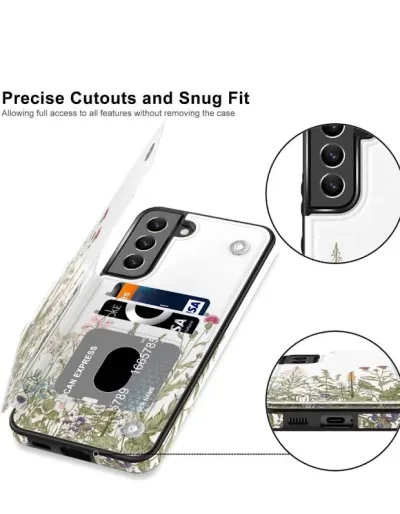 Funda para celular diseño floreado
