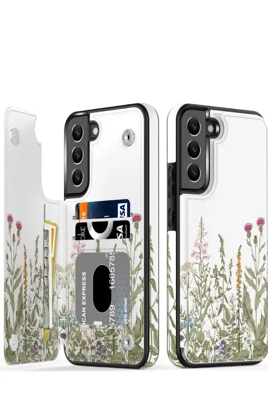 Funda para celular diseño floreado