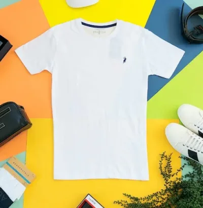 Camiseta Cambridge Polo Club para caballero color blanco