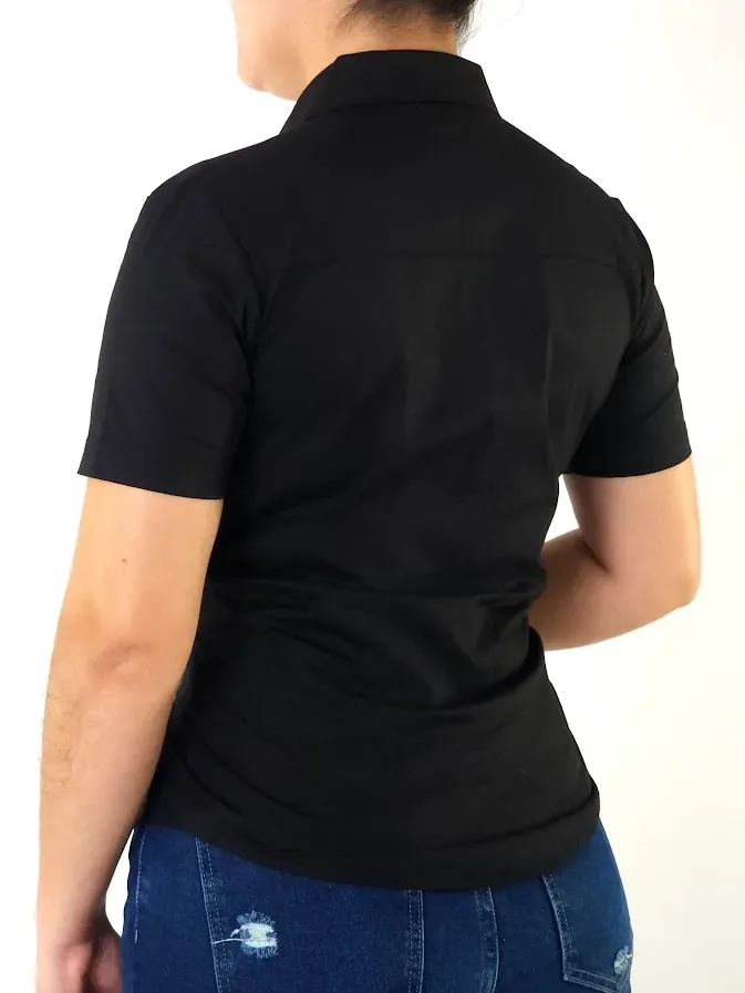 Camisa Cambridge Polo Club para dama color negro
