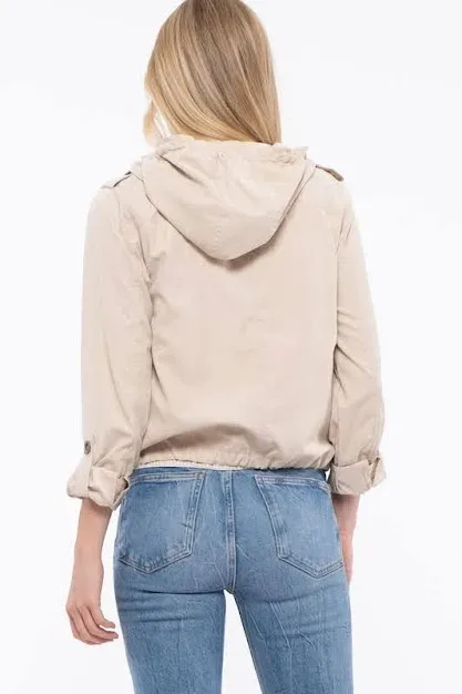 Jacket para dama color beige