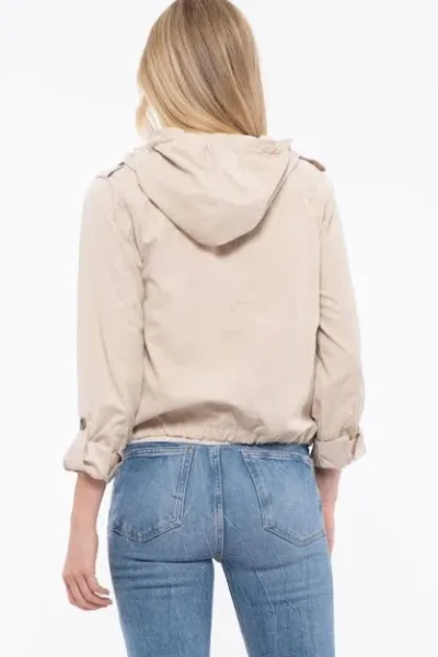 Jacket para dama color beige