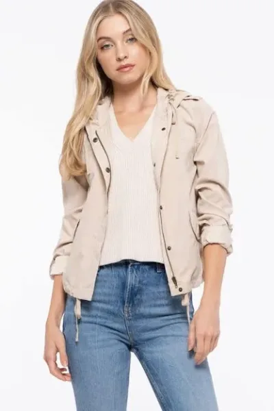 Jacket para dama color beige