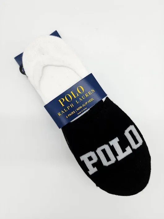 Set 6 pares de calcetas Polo Ralph Lauren para caballero color blanco