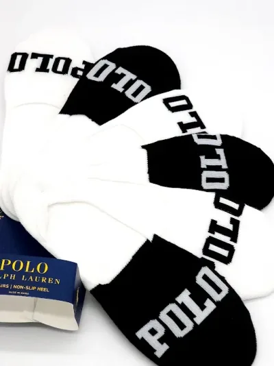 Set 6 pares de calcetas Polo Ralph Lauren para caballero color blanco