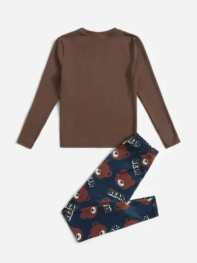 Pijama para niño con diseño de oso