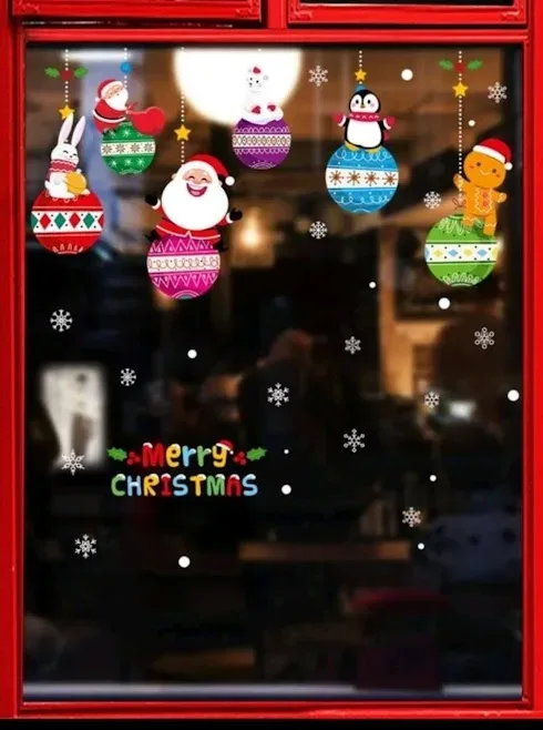 Pegatina decorativa de navidad