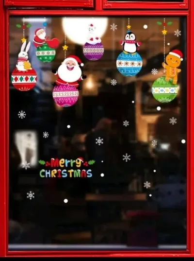 Pegatina decorativa de navidad