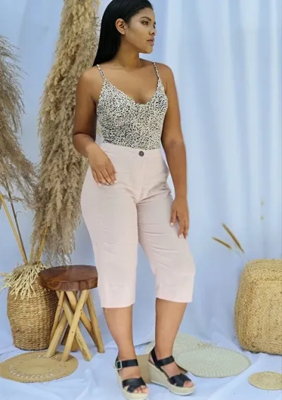 Pantalón Chocolate para dama color palo rosa