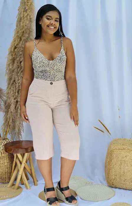 Pantalón Chocolate para dama color palo rosa