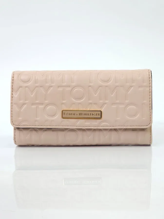 Cartera Tommy Hilfiger para dama color rosa