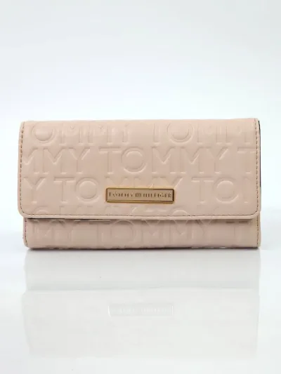 Cartera Tommy Hilfiger para dama color rosa