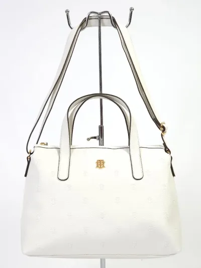 Bolso Tommy Hilfiger para dama color blanco