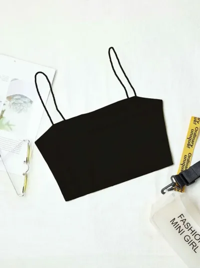 Crop top para Dama color negro