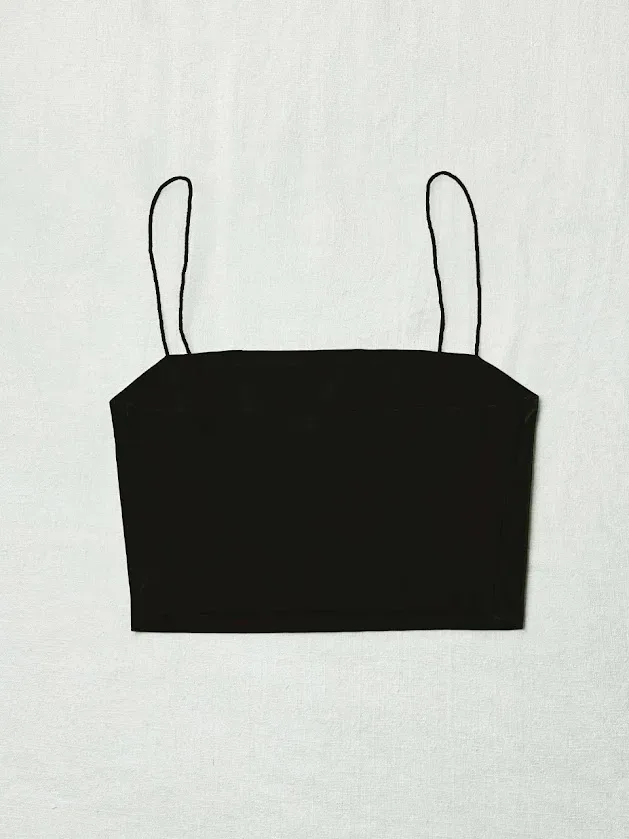 Crop top para Dama color negro