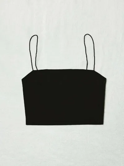 Crop top para Dama color negro