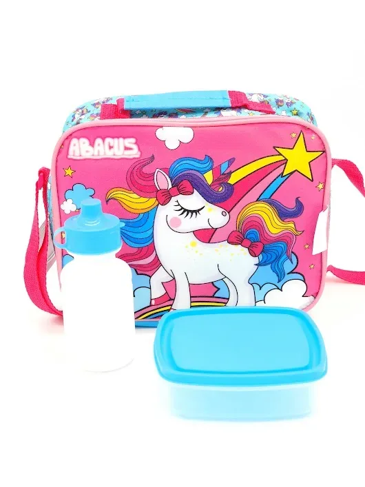 Lonchera para niña diseño animado Unicornio