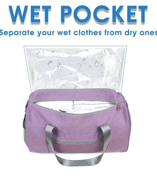 Bolso deportivo para dama color morado