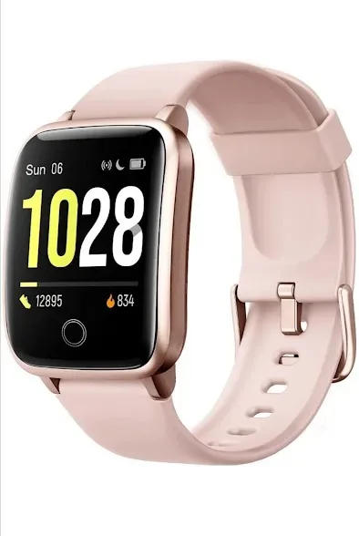 Reloj Letsfit smart watch para dama color rosa
