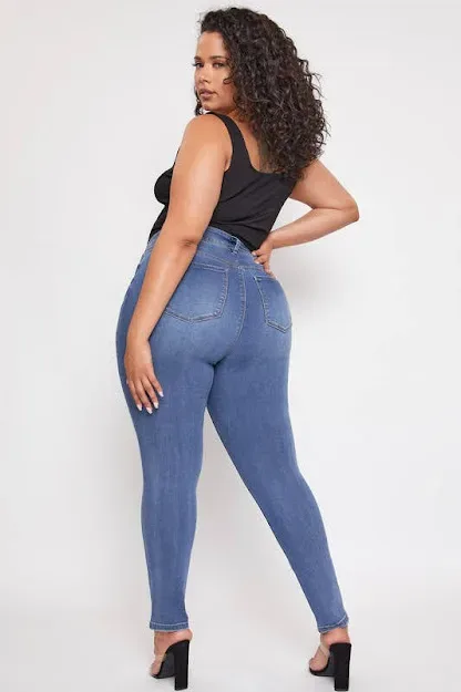Jeans YMI para dama color azul M1862