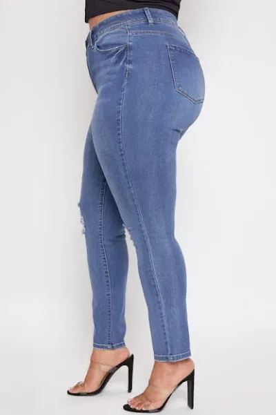 Jeans YMI para dama color azul M1862