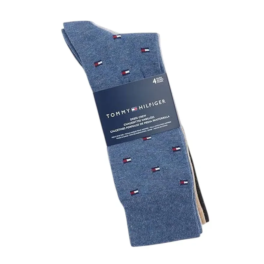 Set 4 pares de medias Tommy Hilfiger para caballero