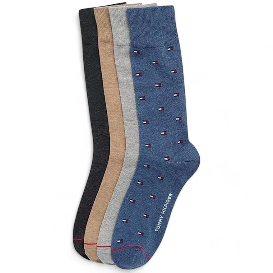 Set 4 pares de medias Tommy Hilfiger para caballero