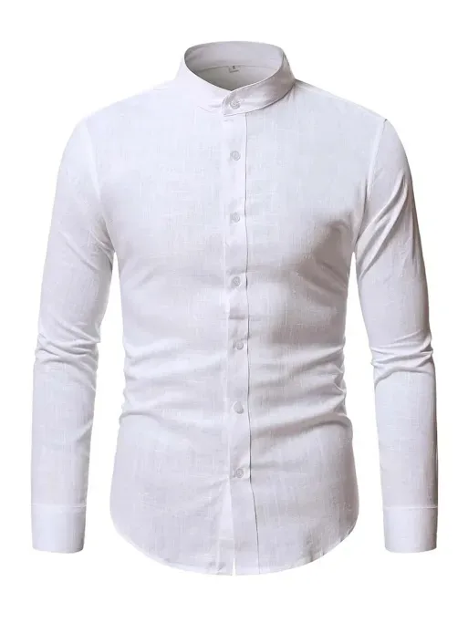 Camisa para caballero color blanco hueso