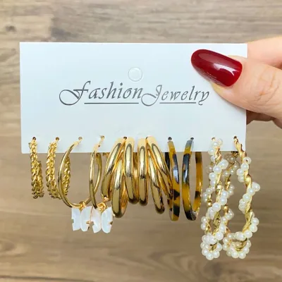 Set de aretes de aleación