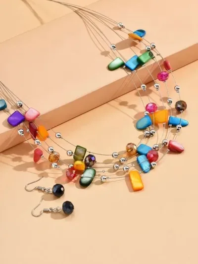 Set joyeria para dama multicolor